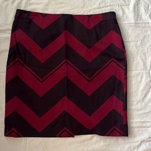 The Limited Chevron skirt